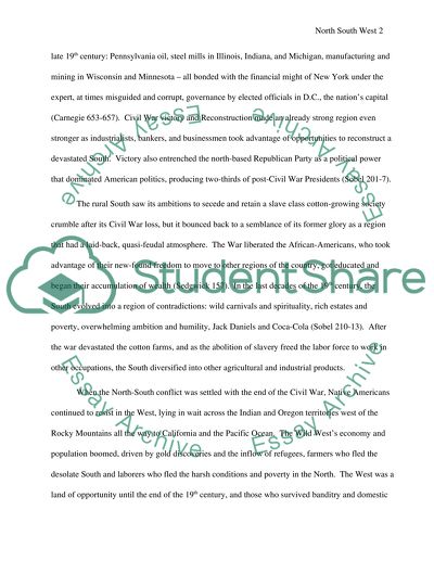 North, South, and West of America: 1865 to 1900 A.D