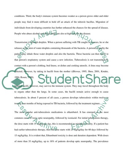 Evaluation of Infection Control Issues for Patients With Tuberculosis in the Eye Clinic Department