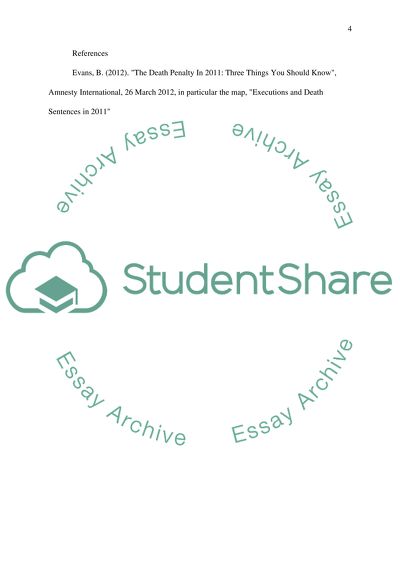 The Debate about the Death Penalty