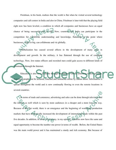 The Consequences of Globalization