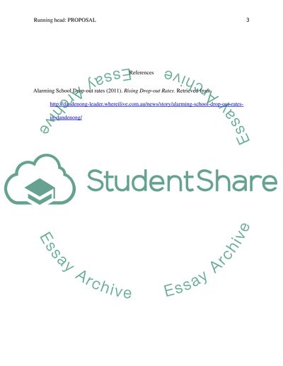 Proposal and thesis statement