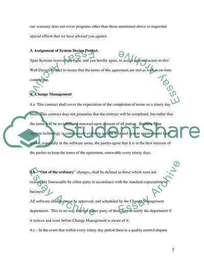 Contract Provision Factors