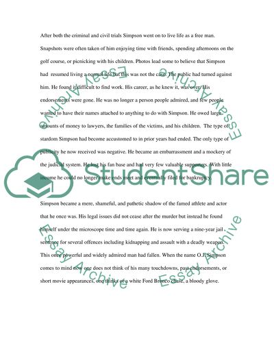 OJ Simpsons Rise to Fall