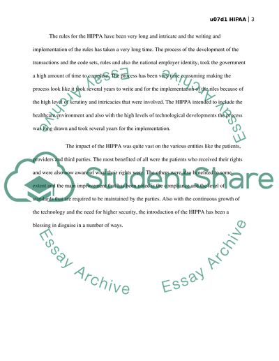 Health Insurance Portability and Accountability Act