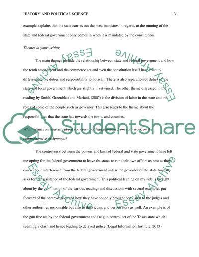 Local and State Government Duties