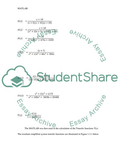Matlab Experiments Analysis