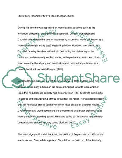 To What Extent Was Winston Churchill a Successful Wartime Leader 1940-1945