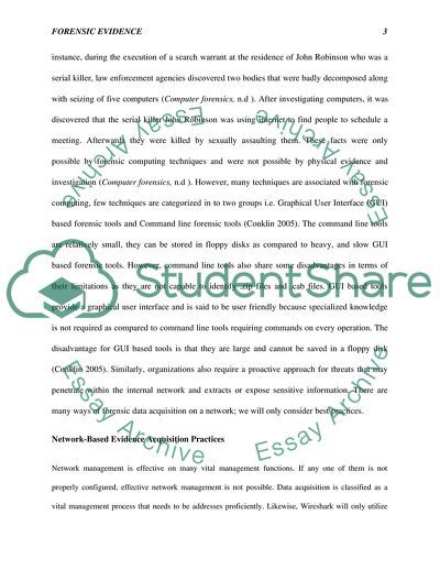 Acquiring Network Forensic Evidence