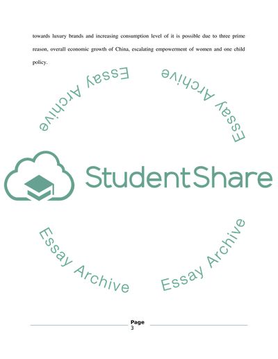 Luxury brand towards chinese girls around 18-30