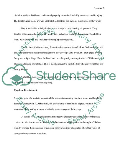 A Business that Offers Quality Day Care