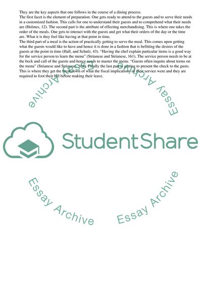 Dining Room and Banquet Management