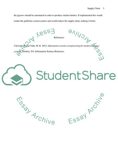 Supply Chain Re-Engineering Consultancy