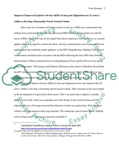 Has the improved explosive device impacted our ability to develop a reasonably priced tactical vehicle