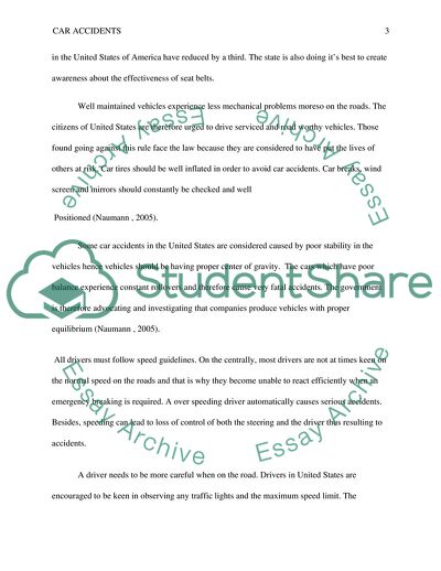 Car Accidents in the USA