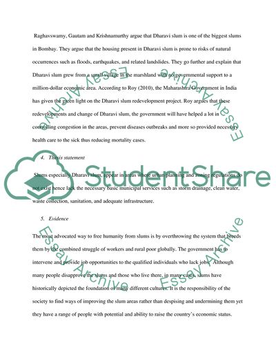 Mapping of Environs of Dharavi Slums of Greater Bombay