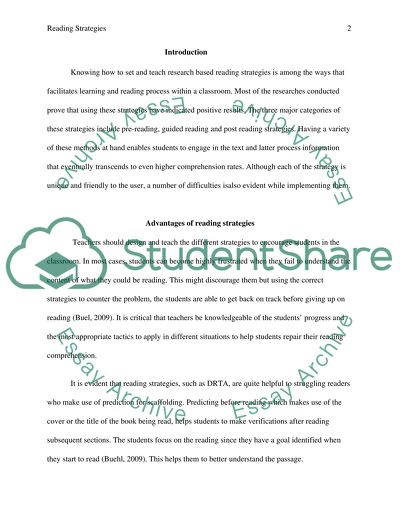 Creating and Teaching Reading Strategies