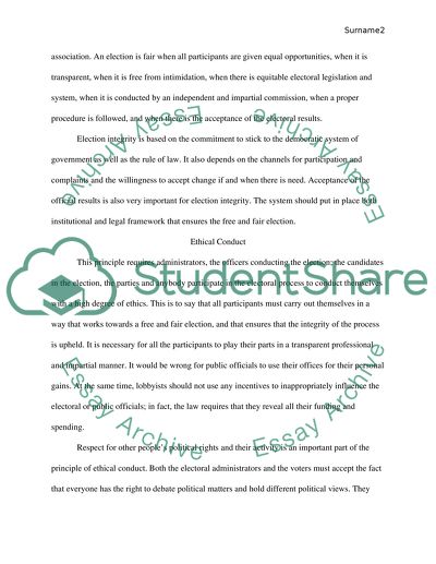 Elections - Public Law