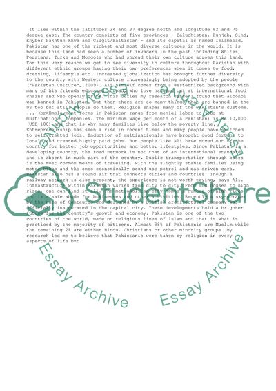 Individual International Interview in Pakistan