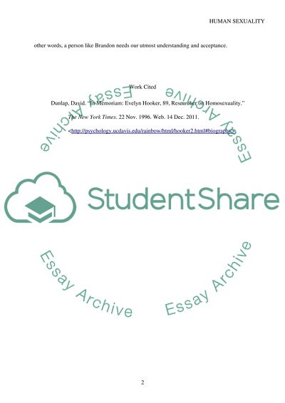 Human Sexuality in the Film Boys Dont Cry