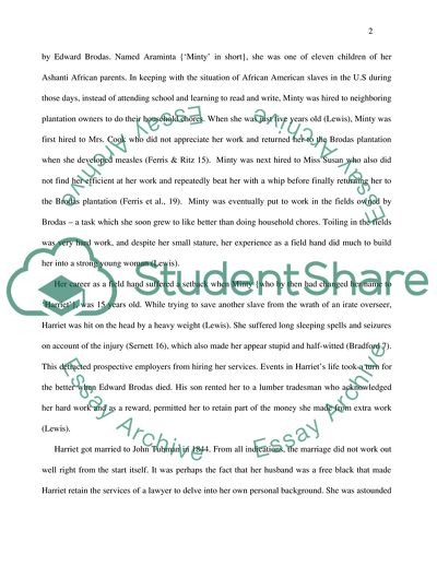 Harriet Tubmans Life Story