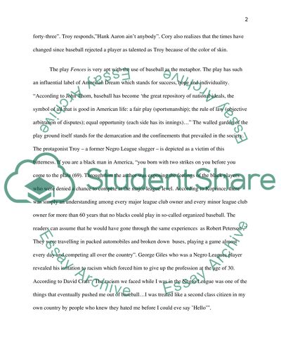 Augusts Wilsons Fences