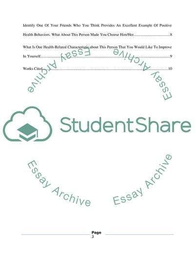 Who Best Personifies Health among Peggy, Kathy and Mary