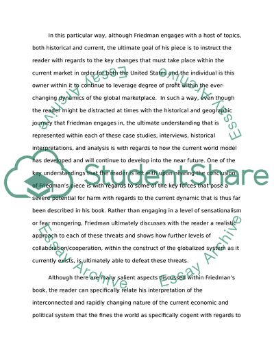 The World is Flat Approach to International Marketing