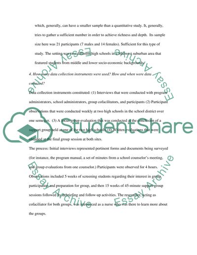 Analysis of Articles about Nursing Research