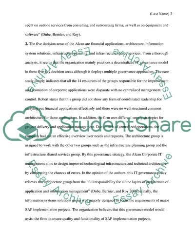 The Accenture IT Governance Model