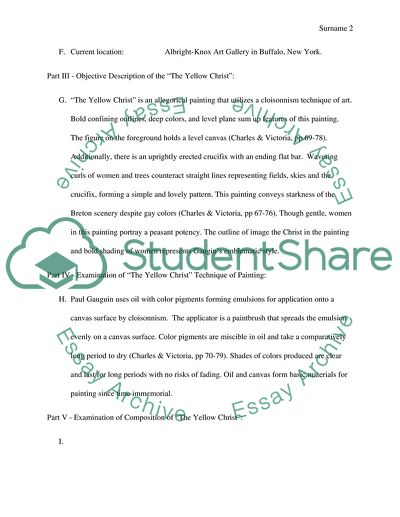 The Yellow Christ by Paul Gauguin