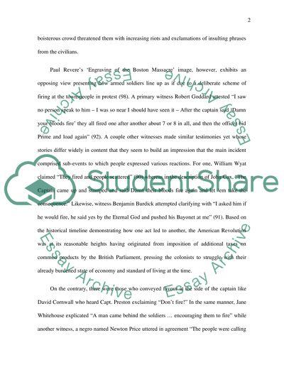 Who was responsible for the Boston Masacre