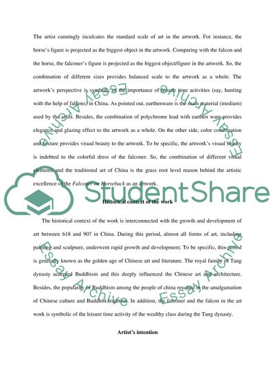 Denver Art Museum Visual Analysis: Falconer on Horseback