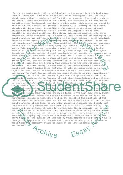 Ethical Theories. Punishments For Acting Unethically