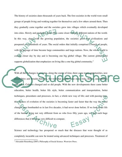 Social Science & Social Changes