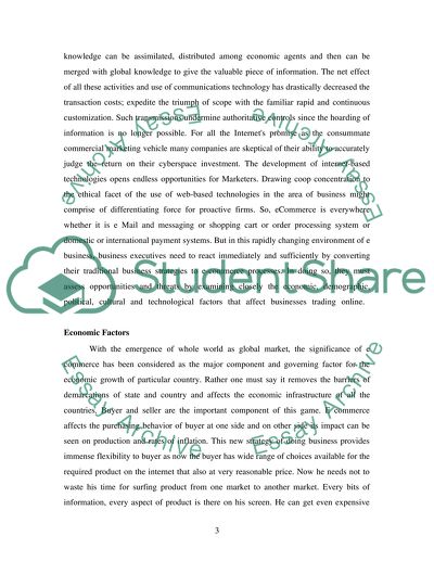 Electronic commerce as the concept of marketing