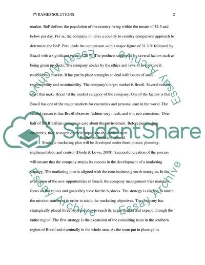 Marketing Strategy for a New Product