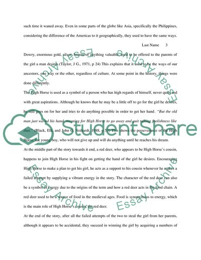 Interpertive Essay on