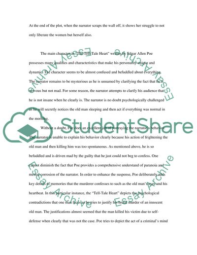 The Yellow Wallpaper by American Writer Charlotte Gilman