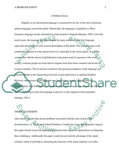 Problems Associated with the Issue of Discrimination