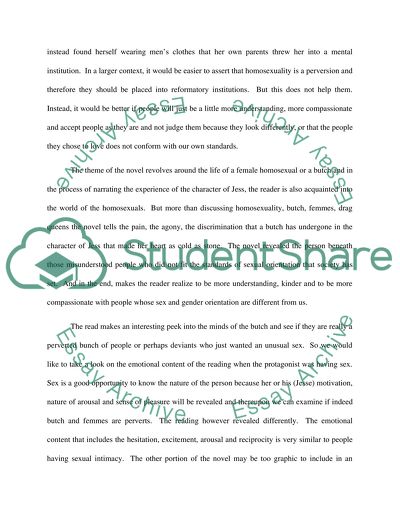 Critical Analysis: Stone Butch Blues