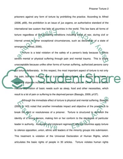The United Nations Convention Against Torture