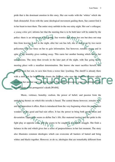 Analysis of Bright Morning Star by Richard Wright