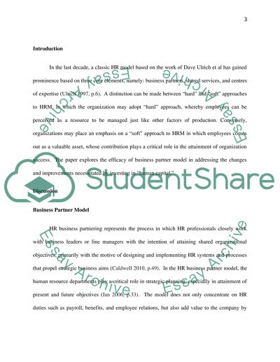 Business Partner Model