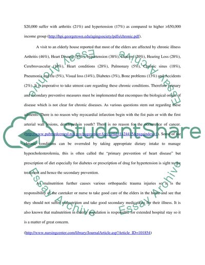 Health Promotion and Prevention Project for Elderly