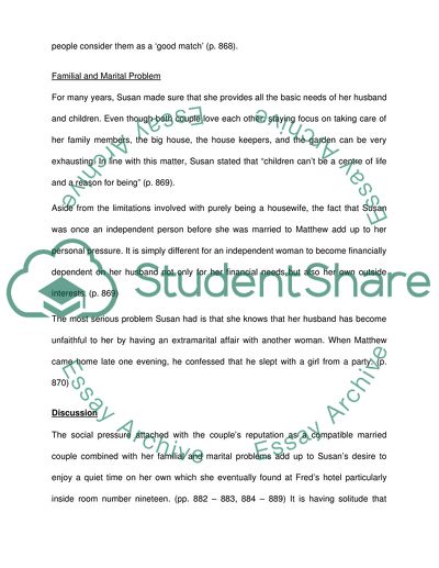 To Room Nineteen by Doris Lessing