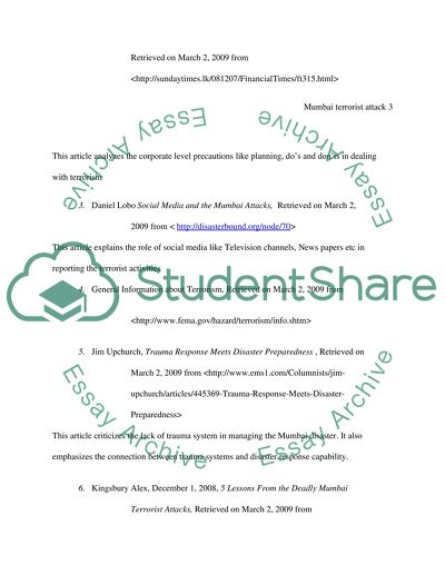 MHE514 Module 4 SLP - War and Terrorism