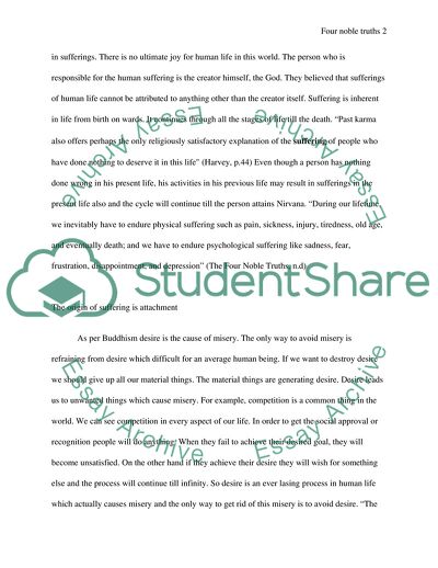 The Four Noble Truths