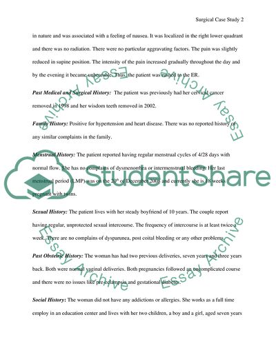 Surgical Case Analysis