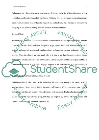 Media Kit: Lululemon Athletica Inc