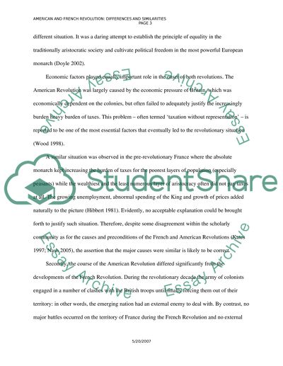 Relationship between American Revolution and French Revolution